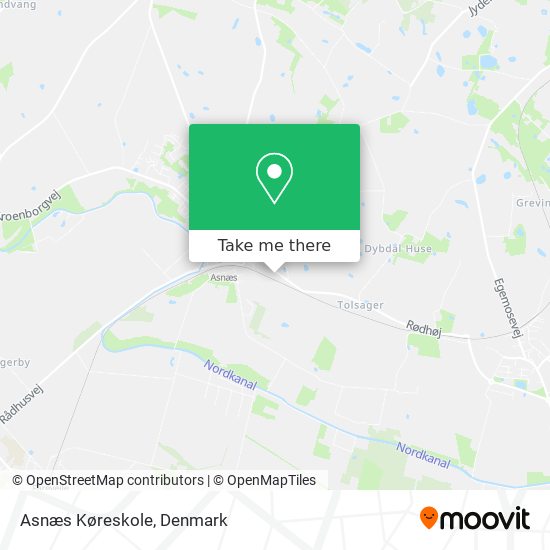 Asnæs Køreskole map