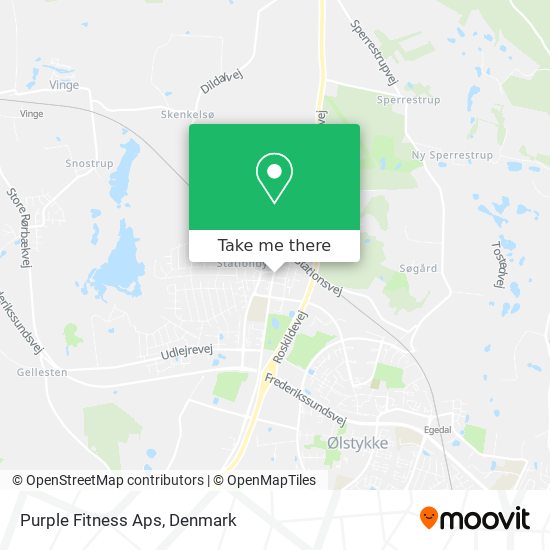 Purple Fitness Aps map