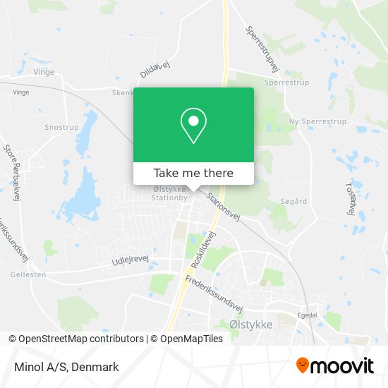 Minol A/S map