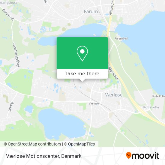 Værløse Motionscenter map