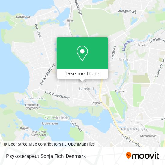Psykoterapeut Sonja Fich map