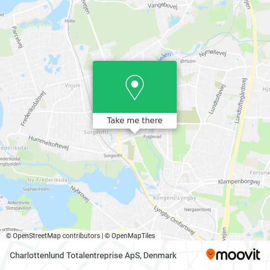 Charlottenlund Totalentreprise ApS map