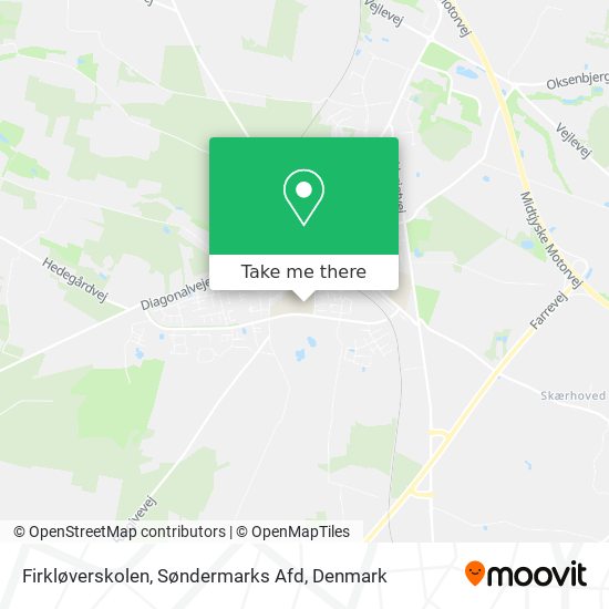 Firkløverskolen, Søndermarks Afd map