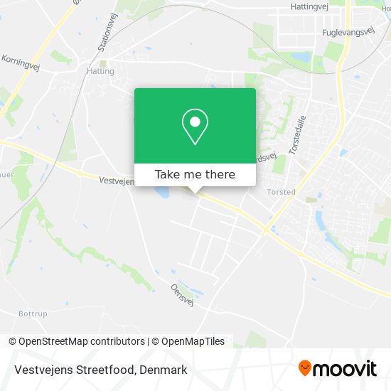 Vestvejens Streetfood map