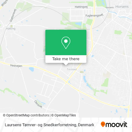 Laursens Tømrer- og Snedkerforretning map