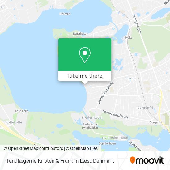 Tandlægerne Kirsten & Franklin Læs. map