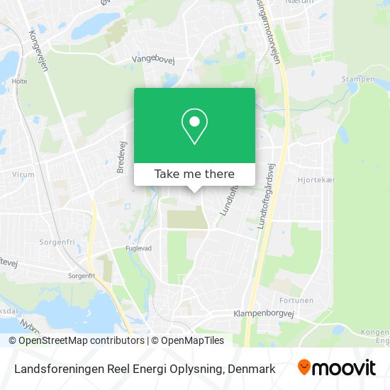 Landsforeningen Reel Energi Oplysning map