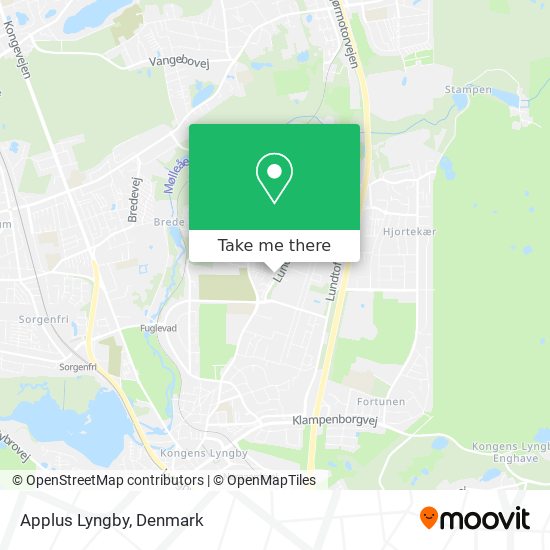 Applus Lyngby map