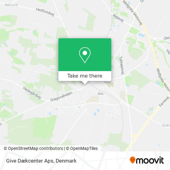 Give Dækcenter Aps map