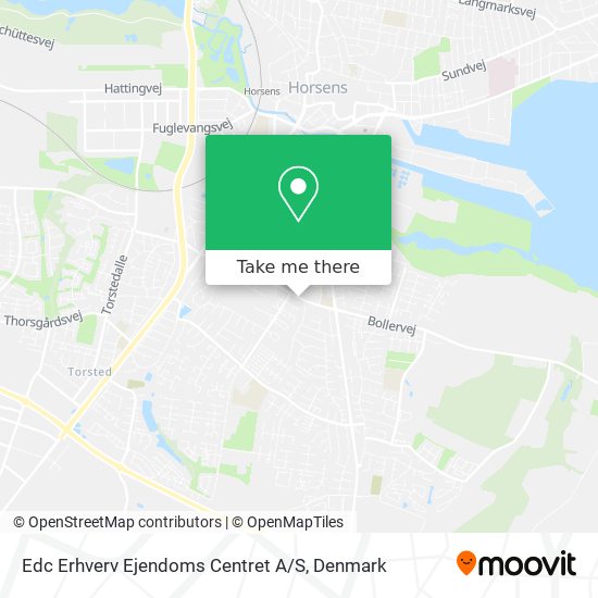 Edc Erhverv Ejendoms Centret A / S map