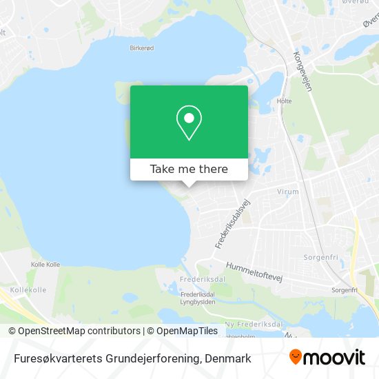 Furesøkvarterets Grundejerforening map