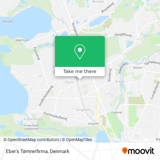 Eber's Tømrerfirma map