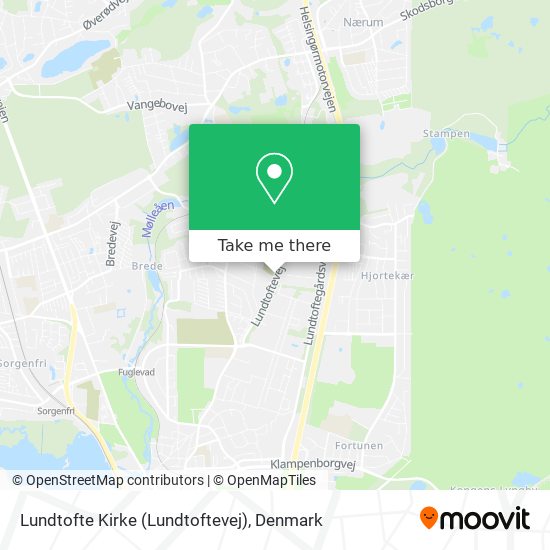 Lundtofte Kirke (Lundtoftevej) map