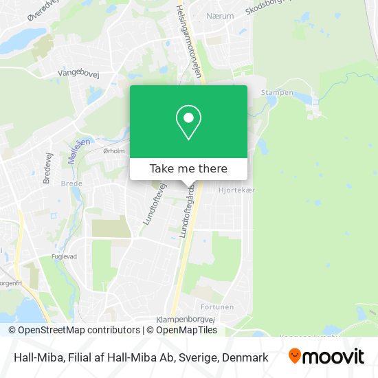 Hall-Miba, Filial af Hall-Miba Ab, Sverige map