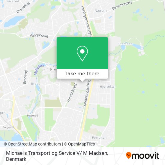 Michael's Transport og Service V/ M Madsen map