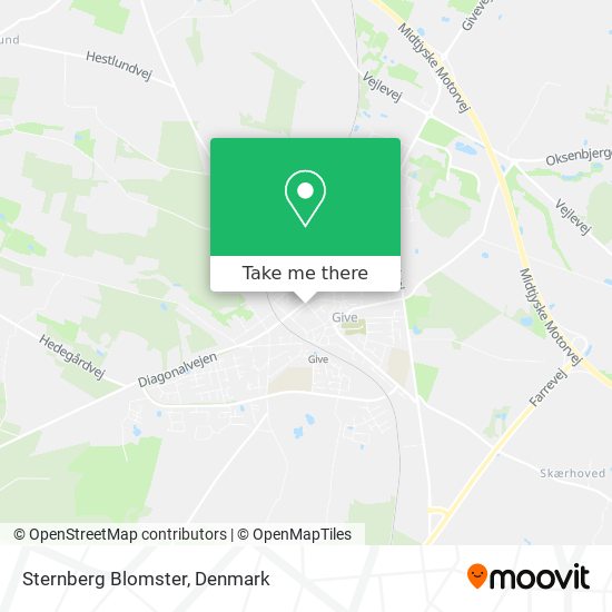 Sternberg Blomster map