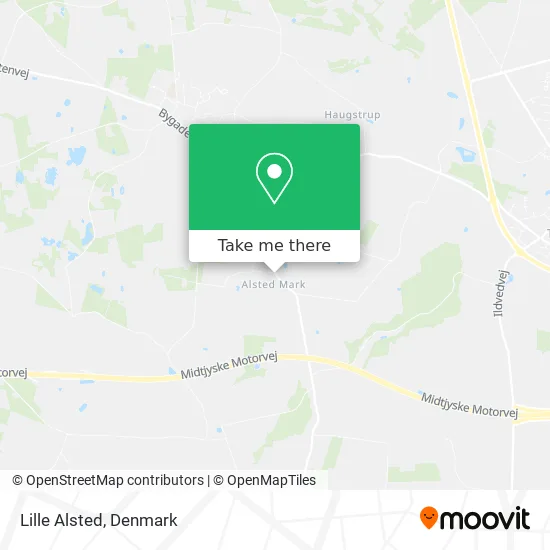 Lille Alsted map