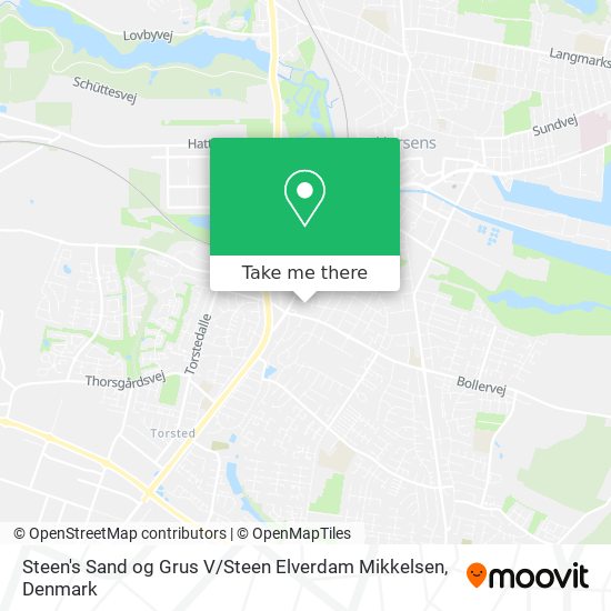 Steen's Sand og Grus V / Steen Elverdam Mikkelsen map