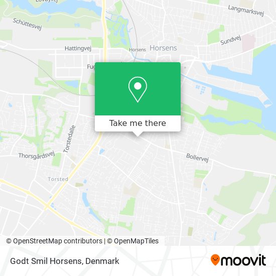 Godt Smil Horsens map