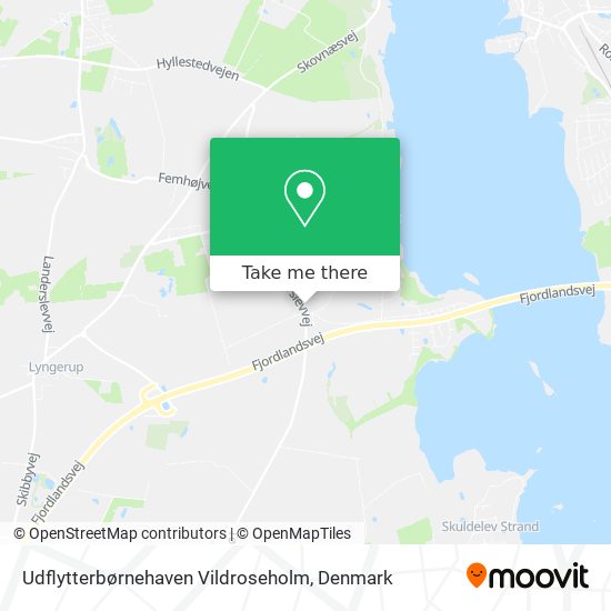 Udflytterbørnehaven Vildroseholm map
