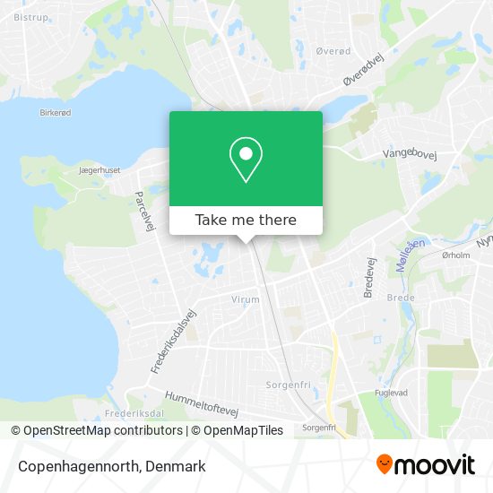 Copenhagennorth map