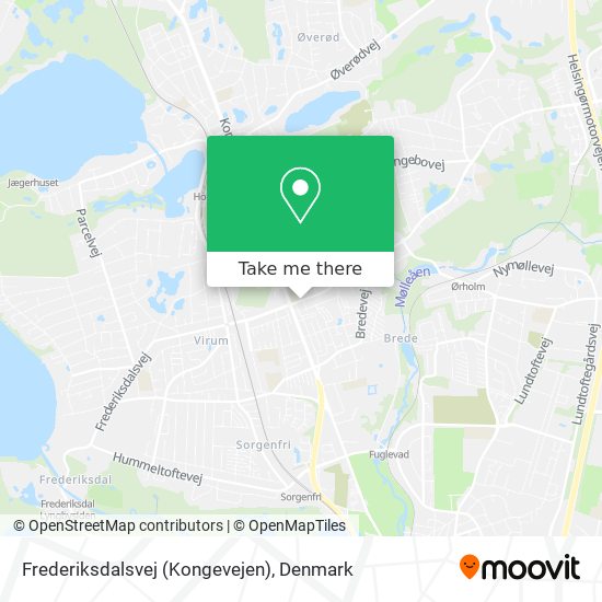 Frederiksdalsvej (Kongevejen) map