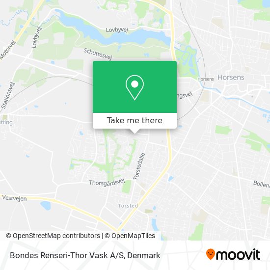 Bondes Renseri-Thor Vask A/S map