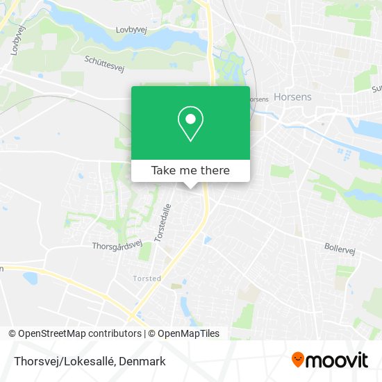Thorsvej/Lokesallé map