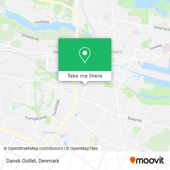 Dansk Outlet map