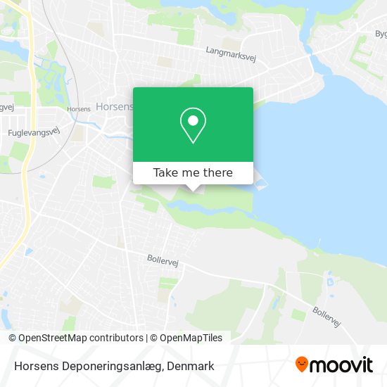 Horsens Deponeringsanlæg map