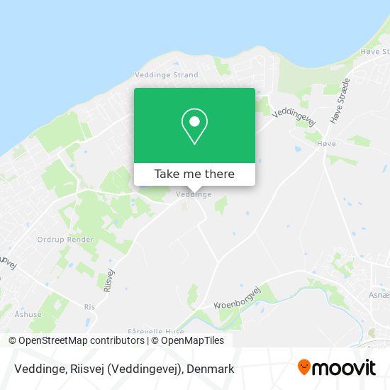 Veddinge, Riisvej (Veddingevej) map