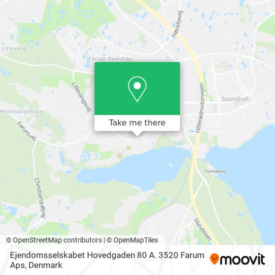 Ejendomsselskabet Hovedgaden 80 A. 3520 Farum Aps map