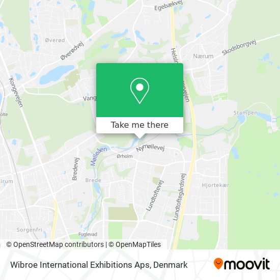 Wibroe International Exhibitions Aps map