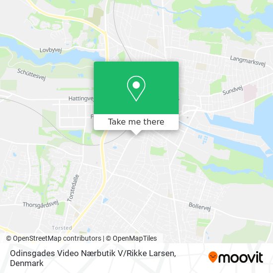 Odinsgades Video Nærbutik V / Rikke Larsen map