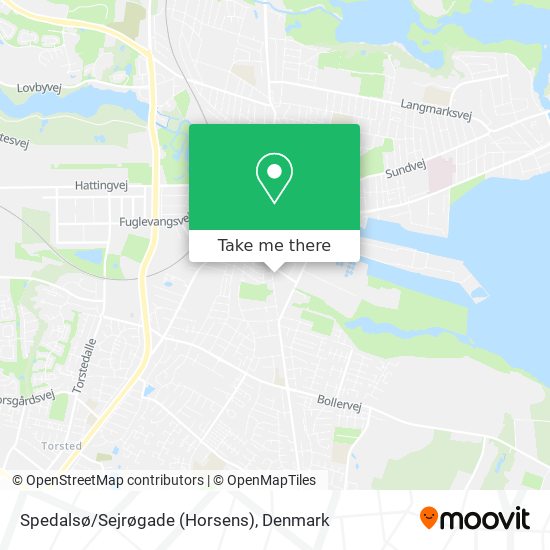 Spedalsø/Sejrøgade (Horsens) map