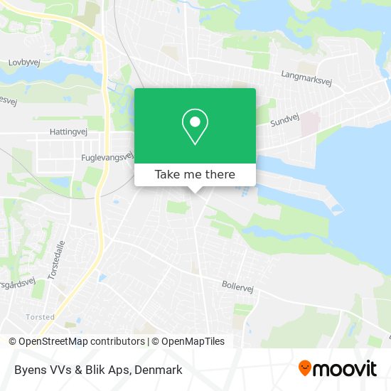 Byens VVs & Blik Aps map