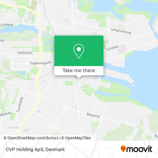 CVP Holding ApS map