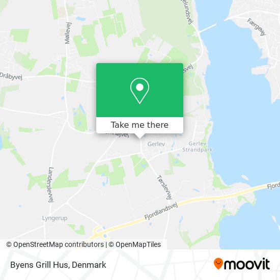 Byens Grill Hus map