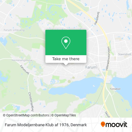 Farum Modeljernbane-Klub af 1976 map