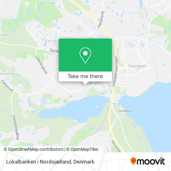 Lokalbanken i Nordsjælland map