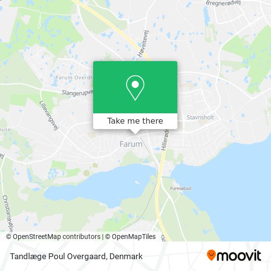 Tandlæge Poul Overgaard map