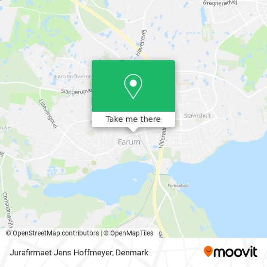 Jurafirmaet Jens Hoffmeyer map