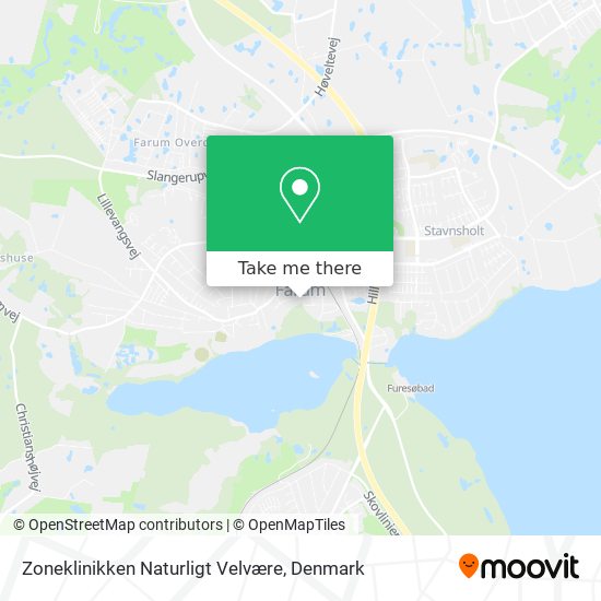 Zoneklinikken Naturligt Velvære map