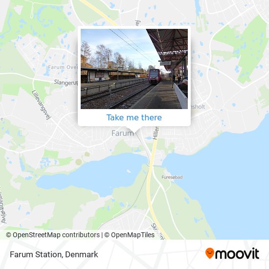 Farum Station map