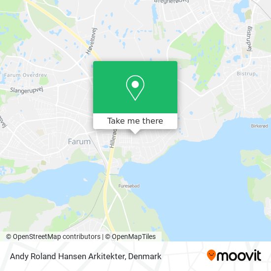 Andy Roland Hansen Arkitekter map
