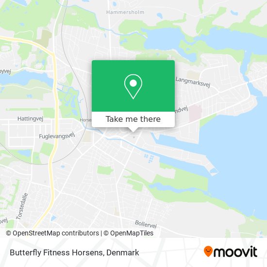 Butterfly Fitness Horsens map
