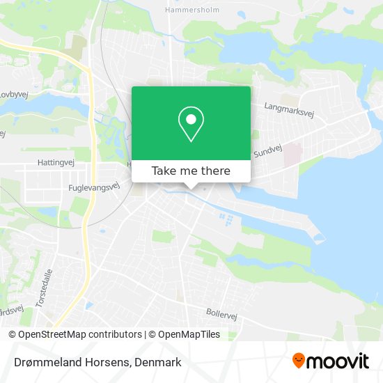 Drømmeland Horsens map