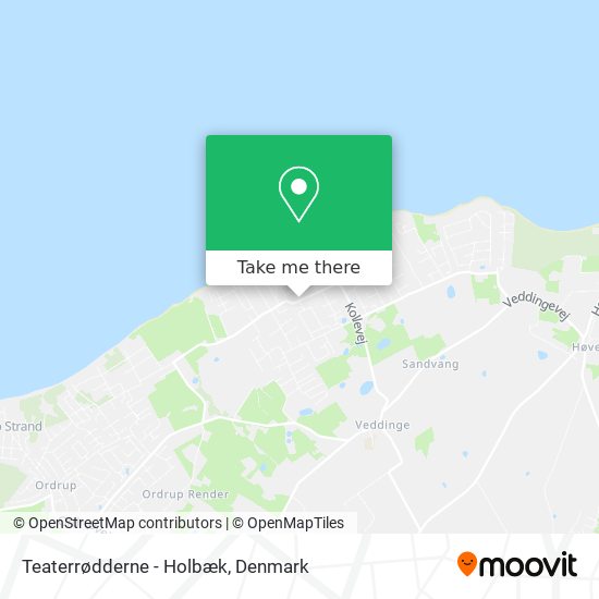 Teaterrødderne - Holbæk map