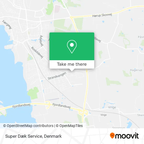 Super Dæk Service map