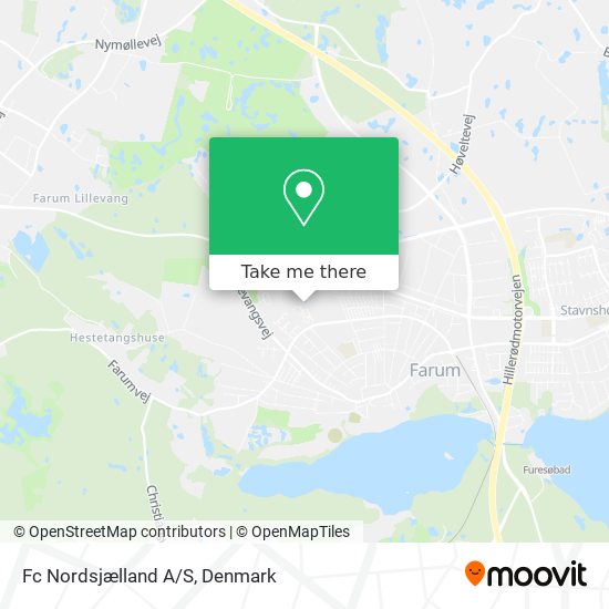 Fc Nordsjælland A/S map